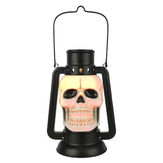 11" Skull Solar Lantern by Ashland®